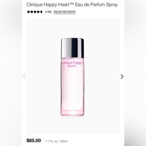 Clinique Happy Heart Perfume 1.7 oz